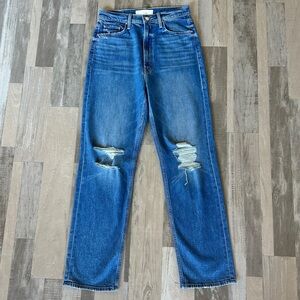 MOTHER SUPERIOR High Waisted Study Hover Denim Jeans Size 27